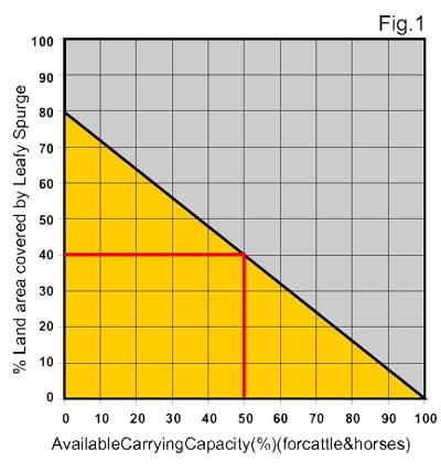 leafy spurge graph