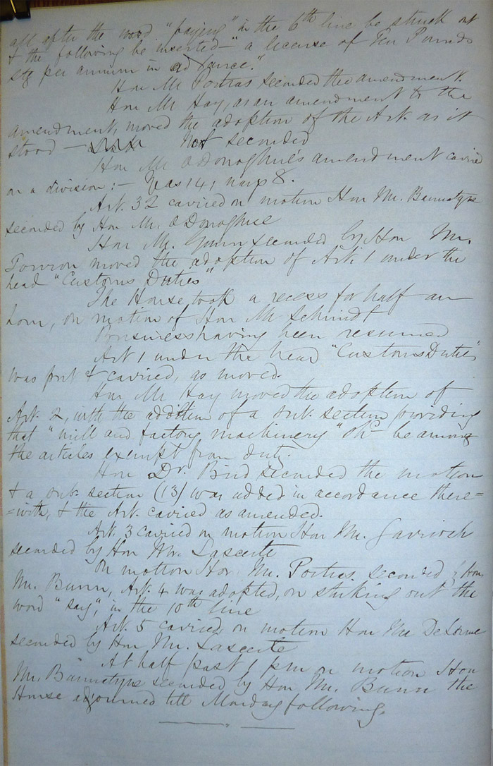 Journal de la session de l’Assemblée législative d’Assiniboia, page 27