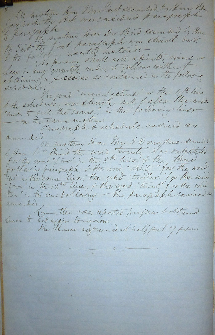 Journal de la session de l’Assemblée législative d’Assiniboia, page 31