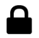 closed lock icon