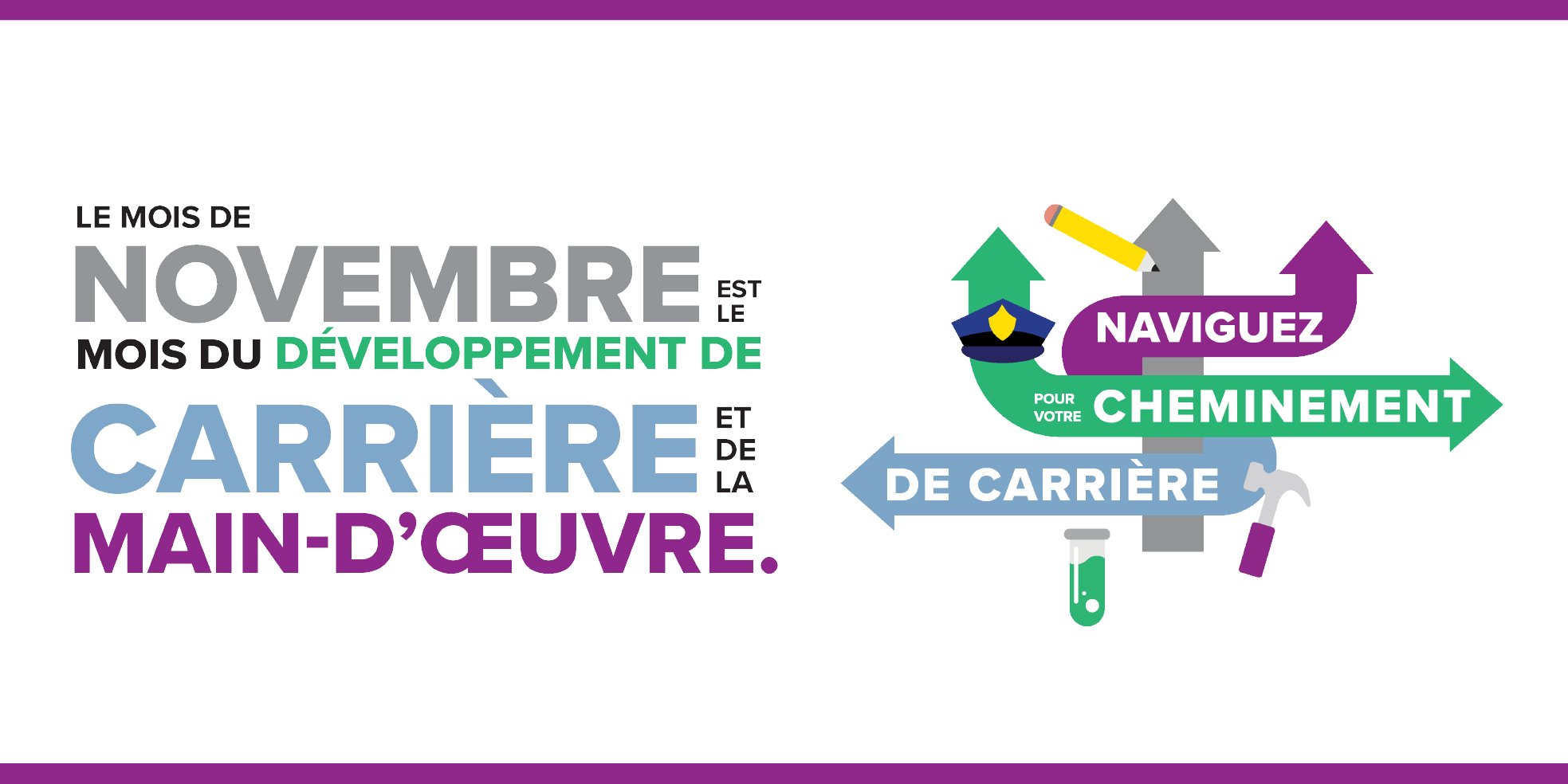 Mois du développement de carrière et de la main-d'œuvre – Novembre