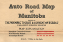 Manitoba Provincial Trunk Highways Map - Good Roads Board, Dept of Public Works