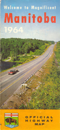 Red car pulling boat, Roadside Park sign