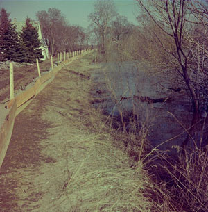 Flash Boarding along Assiniboine River Dikes