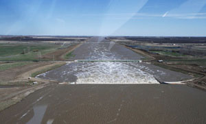 Portage Diversion at first drop structure, May 2011