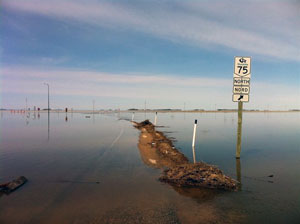 Flooding of Highway 75