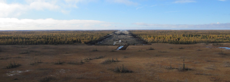 Aerial View of Lake St. Martin Emergency Channel