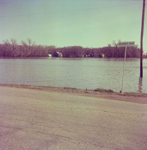 Overland flooding along the Lower Assiniboine River