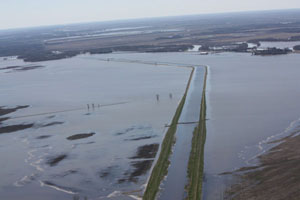 Long Lake Drain at Assiniboine River, May 2011