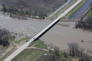 Assiniboine River at P.R. 240, May 2011