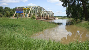 Assiniboine River at P.R. 248, July 2014