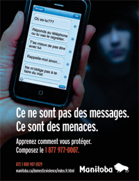 un poster du Cyber-harcèlement