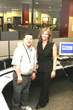 Craig and Nickie at MTS Allstream